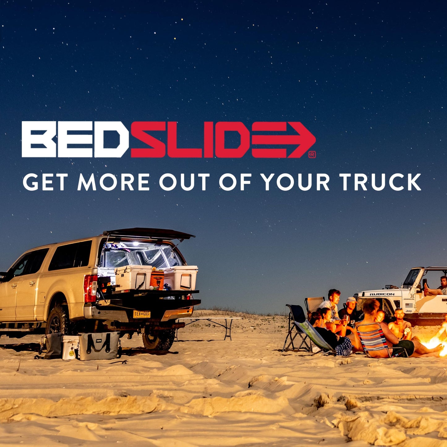 Bedslide 2000 Heavy-Duty Sliding Truck Bed Organizer, 78 x 48-Inch, Capacity 2000 lbs., Truck Bed Storage Tray, Silver