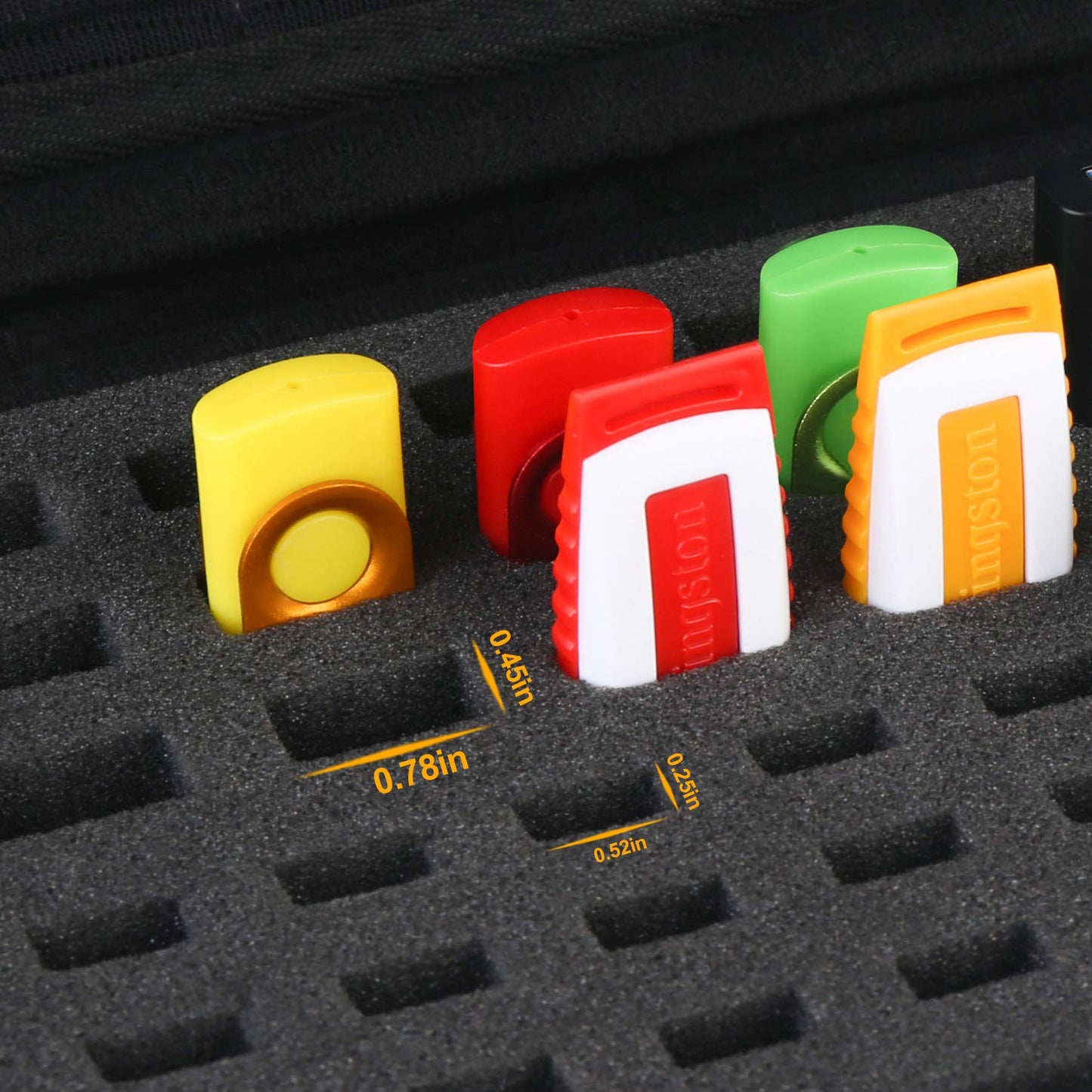 BOVKE USB Flash Drive Case Organizer SD Cards Stick Case Thumb Drive Memory Holder for SanDisk/Samsung/Netac/PNY/TOPESEL USB Pen Drives - Extra Mesh Pocket for Memory Micro Cards, Black
