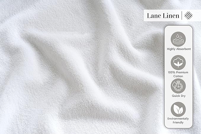 White Hand Towels for Bathroom