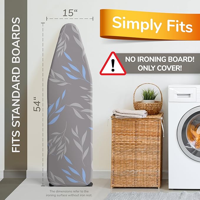 Super Soft Ironing Board Cover and Pad – 50% Faster Ironing