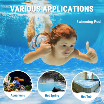 ThermoPro Digital Pool Thermometer Floating Easy Read, Large Size Water Thermometer for Cold Plunge, IPX8 Waterproof Water Temperature Monitor for Hot Tub/Ice Bath/Swimming Pool/SPA/Aquarium/Pond