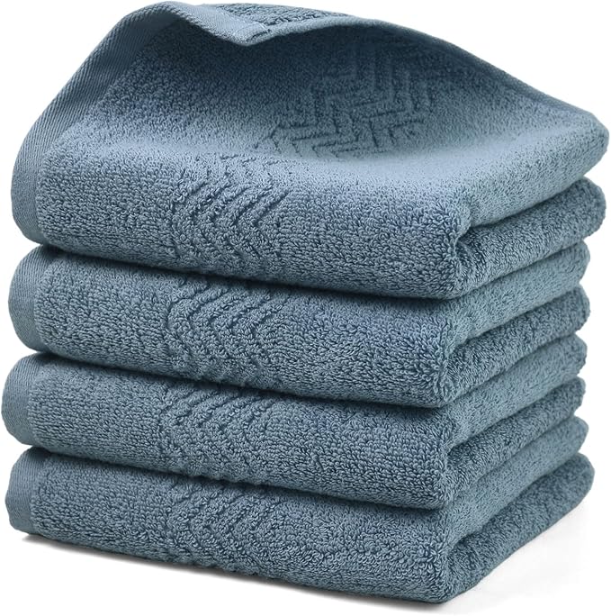 Cleanbear Hand Towel for Bathroom, 100% Cotton, Quick Dry & Lightweight Hand