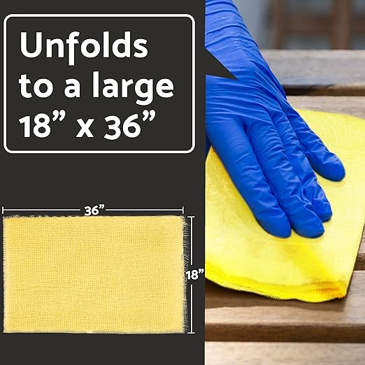 S&F STEAD & FAST Tack Cloth for Painting, 15-pc Premium Tack Cloths for