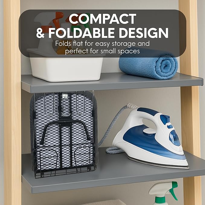 Ironing Board with Cover and Pad – Small Folding Board, Compact Tabletop