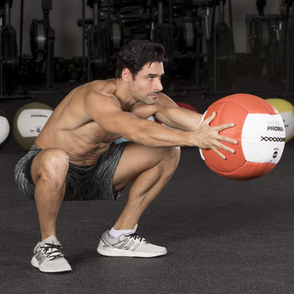 Champion Sports RPX10 Rhino Promax Slam Balls, 10 lb, Soft Shell with Non-Slip Grip, Medicine Wall Exercise Ball for Weightlifting, Plyometrics, Cross Training, & Home Gym Fitness
