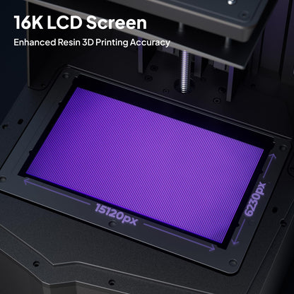 ELEGOO Saturn 4 Ultra 16K Resin 3D Printer with Flip-up Lid, Smart Tank Heating at 30 °C, 150mm/h High Speed Printing, Large Printing Size of 211.68 × 118.37× 220 mm³