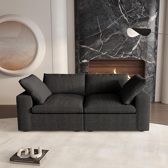 Cloud Modular Sectional Sofa Couch, 80.3" Convertible Couches Lovesofa