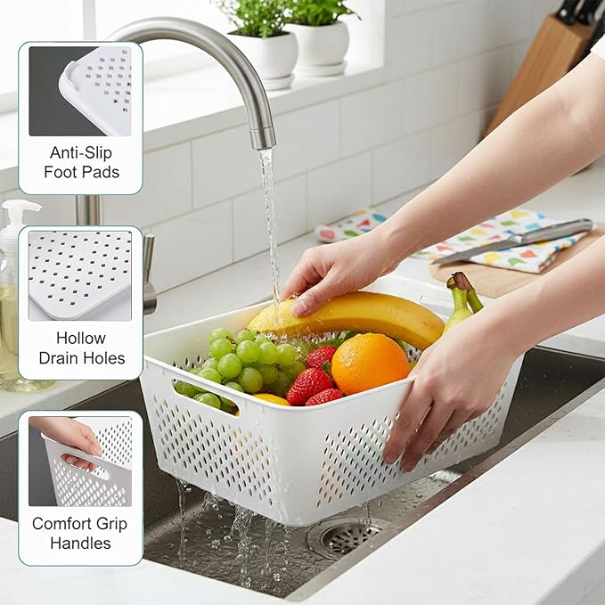 5 Pack Large Fruit Storage Containers