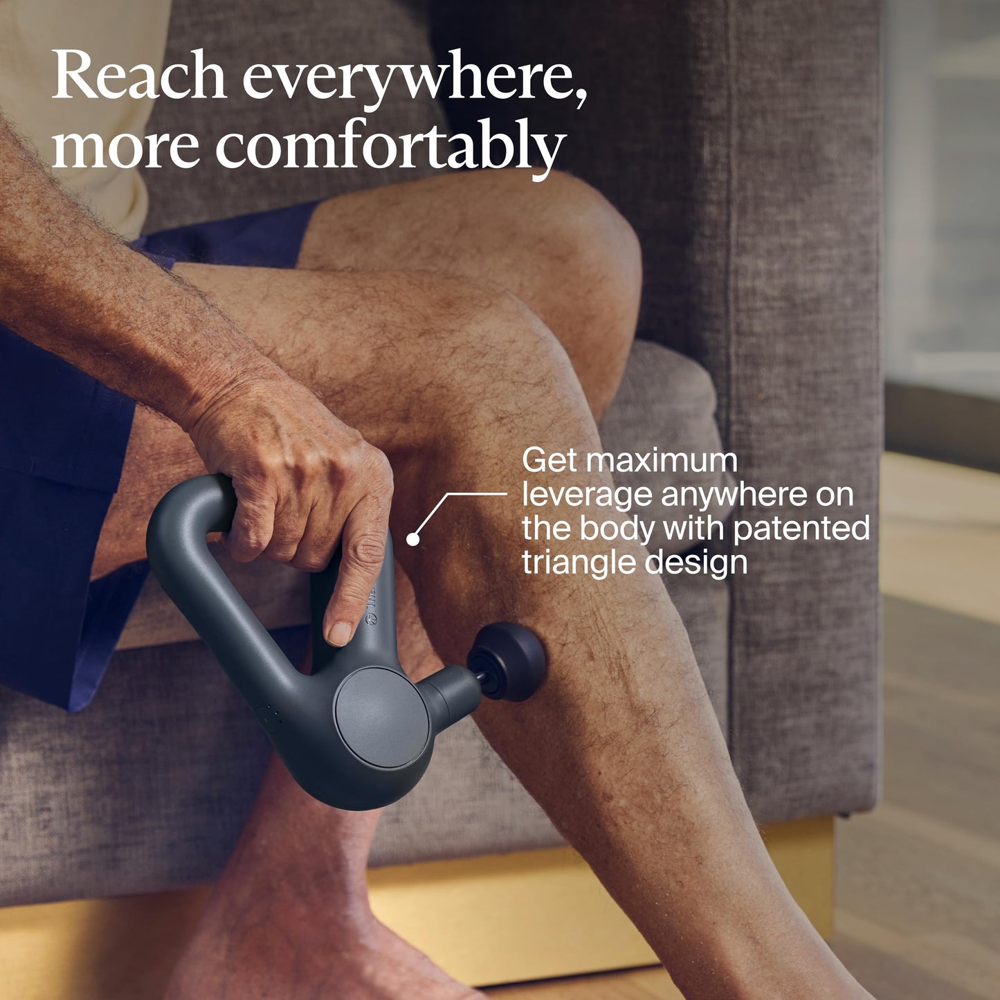 TheraGun Therabody Relief - Quiet Deep Tissue Therapy Massage Gun - Bluetooth Enabled, Electric Percussion Massage Gun & Personal Massager for Pain in The Neck, Back, Leg, Shoulder and Foot (Black)