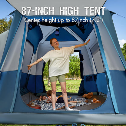 Portal 5-Person SUV Tent with Porch, 2-in-1 Car Camping Tent, Water-Resistant & Windproof, Trunk Tent with 2 Doors for Travel & Outdoor Adventures