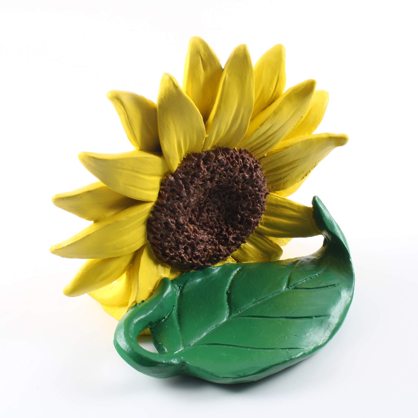 Conversation Concepts West Highland Terrier Figurine – Sunflower Statue Gift: Realistic Hand Painted Sculpture, Summer Nursery or Home Office Desk Decor, Spring Shower Present