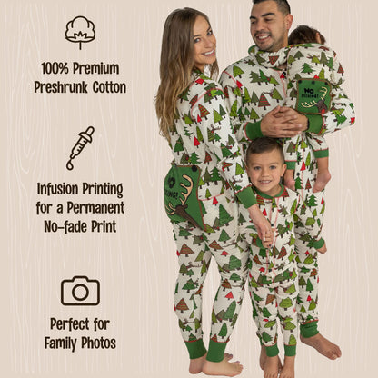 Lazy One Flapjacks, Matching Christmas Pajamas for The Dog, Baby & Kids, Teens, and Adults (No Peeking!, 6 MO)