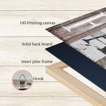 YOUHONG Farmhouse Family Sign Wall Decor with Wooden Frame - Rustic Family Quotes Wall Art for Living Room, Entryway, Bedroom Lightweight Ready to Hang Home Decor (17''W x 6''H)