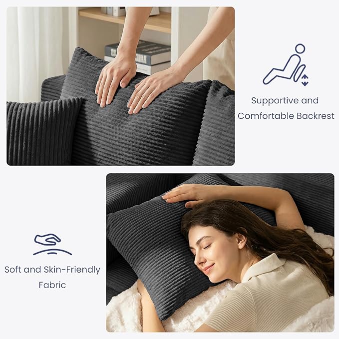 3-in-1 Convertible Sofa Bed: Boneless Loveseat Sleeper & Folding Couch Bed