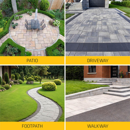 Sika – FastFix All Weather Self-Setting Paving Jointing Compound – Ready to Use – No Mixing Required - Deep Grey – 14kg – 20 sq. m