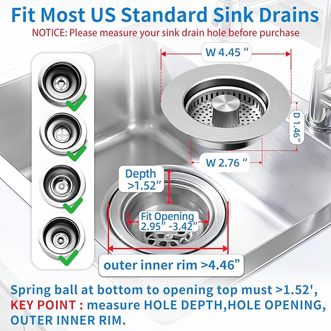 Sink Drain Strainer