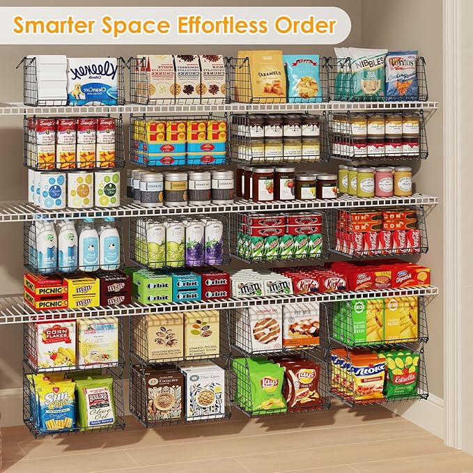 3-Pack Under Shelf Hanging Baskets