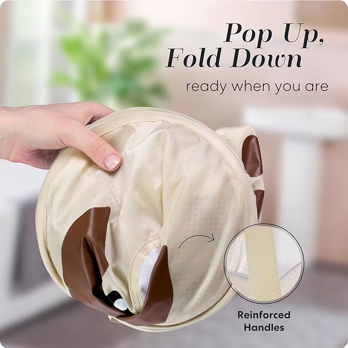 Handy Laundry Collapsible Mesh Pop-Up Hamper