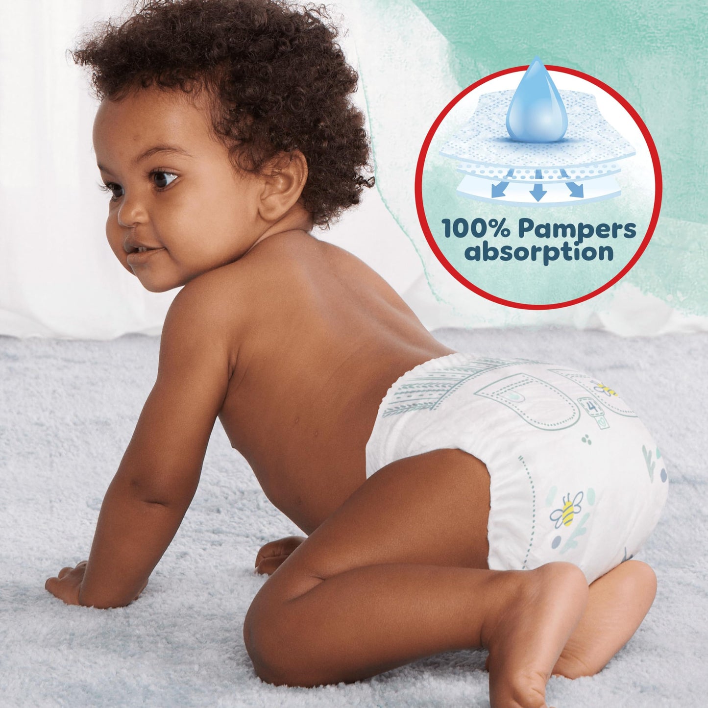 Pampers Harmonie Nappy Pants Size 5, 144 Nappies, 12kg-17kg, Monthly Pack, Gentle Skin Protection and 360° Comfort Fit