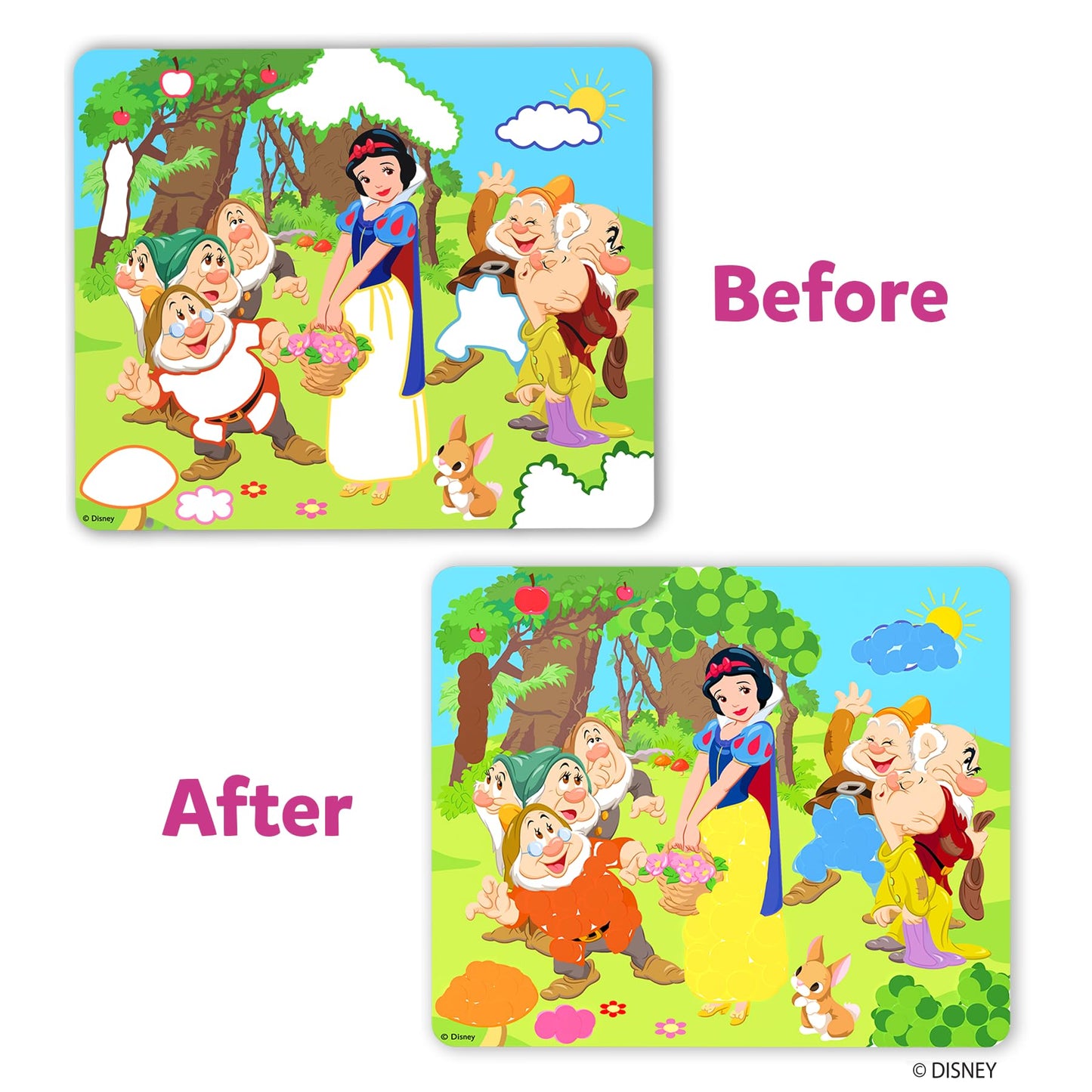 Skillmatics Dot It Sticker Art - Disney Princess, Mess-Free Fun for Kids, 500+ Stickers, Craft Kits, DIY Activity, Travel Toys, Gifts for Girls & Boys Ages 3, 4, 5, 6, 7