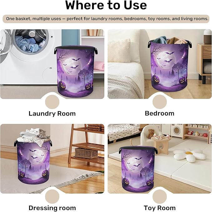 Pumpkin Party Foldable Laundry Hamper