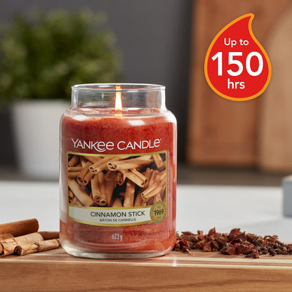 Yankee Candle Scented Candle | Cinnamon Stick Large Jar Candle | Long Burning Candles: up to 150 Hours for Women