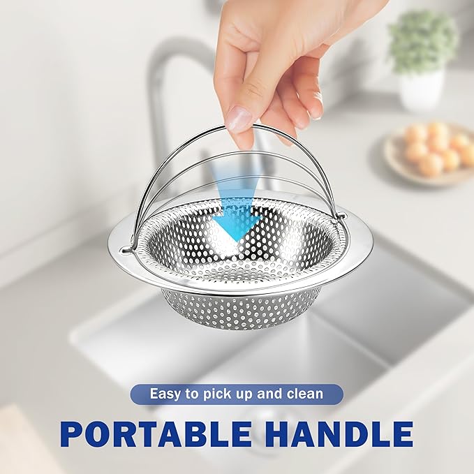 2 Pack Kitchen Sink Drain Strainer