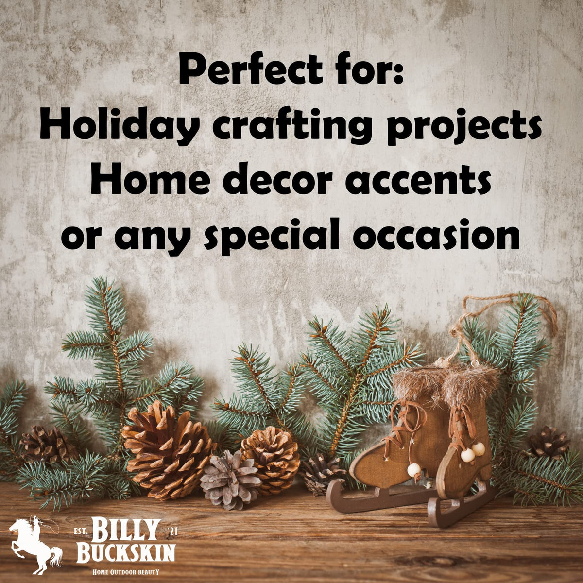 20 Large Natural Pine Cones for Crafts, 3" to 4" Tall Pine Cones Craft for Table, Home Decor, Vase Fillers, Desk & Christmas Trees, Unscented Pinecones Crafts Ornament for Decorating by Billy Buckskin