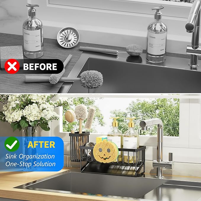 Cisily Kitchen Sink Caddy Organzier