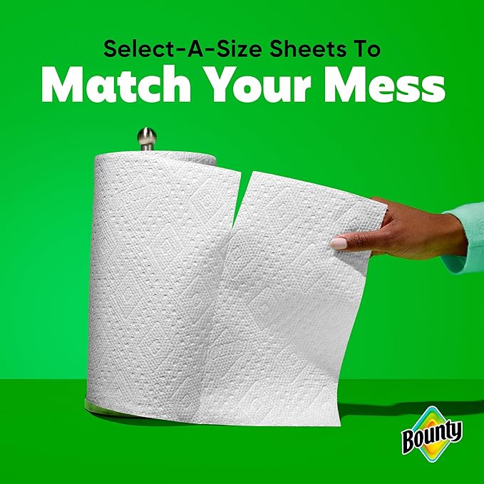 Bounty Select-A-Size Paper Towels, 2 Triple Rolls = 6 Regular Rolls