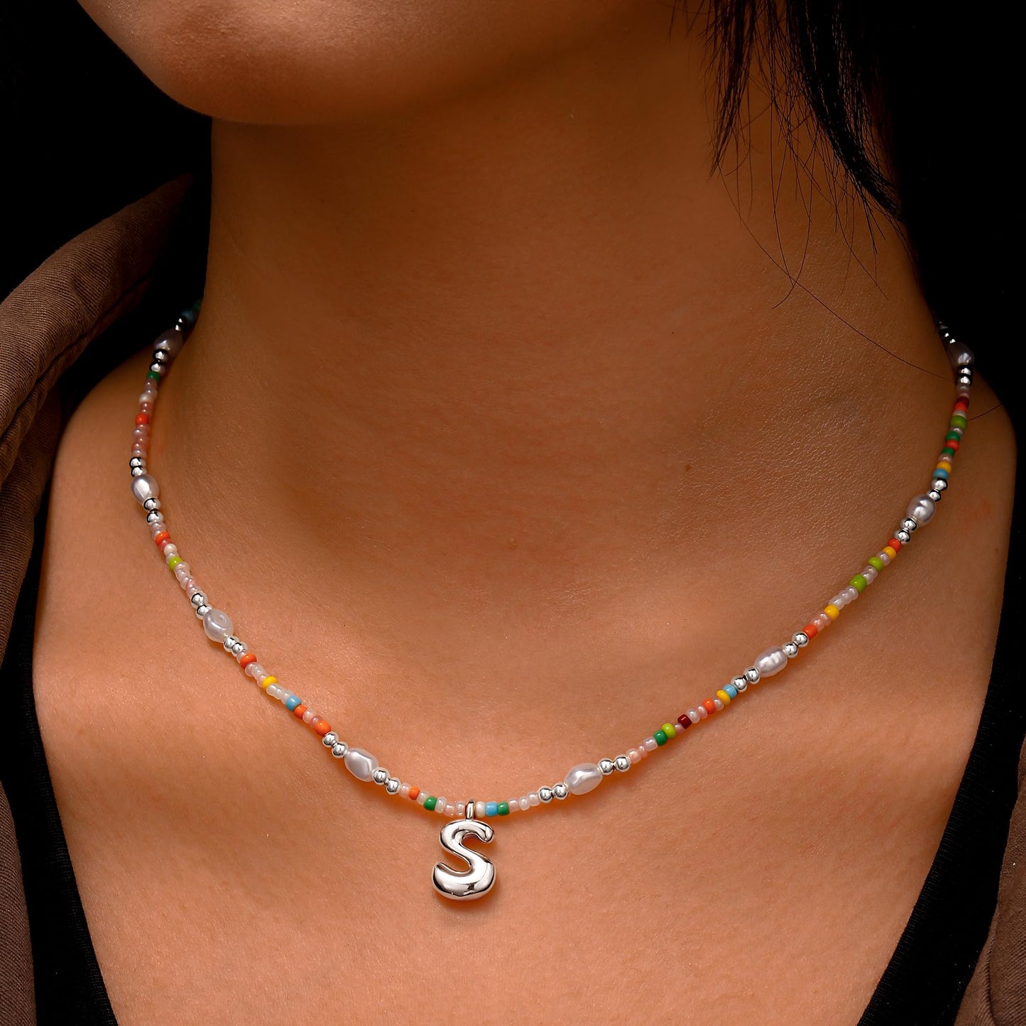 Ritach Pearl Necklaces for Women Girls - Initial H Necklace Letter Necklace for Girls Gifts for Teen Girl Gifts Trendy Stuff Initial Necklaces for Women Jewelry