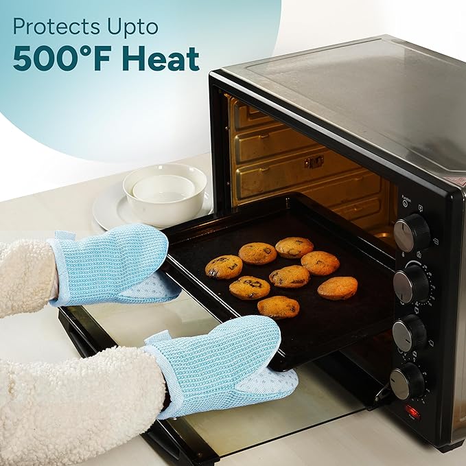 Casa Platino Silicone Oven Mitts & Pot Holders, 4-Piece – Oven Mitt