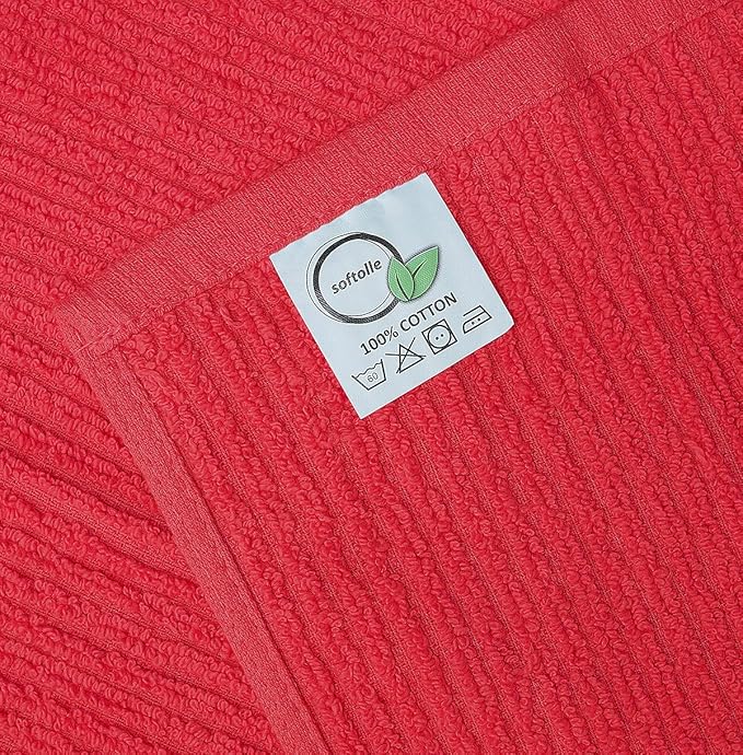 Softolle Bar Mop Towels, 16x19 Inches, 100% Cotton, Kitchen and Bar Cleaning