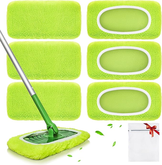 Reusable Mop Pads fit Swiffer Sweeper Mop