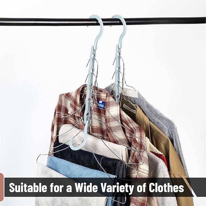 Mr. Pen- Space Saving Hangers for Clothes, Pastel Colors, Plastic Multi Clothes