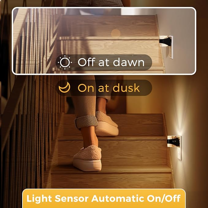 L LOHAS LED Night Light, RGB Bubble Night Lights Plug into Wall, 10-Color Change Night Light,Dimmable Nightlights with Dusk to Dawn Sensor for Rooms Bathroom Hallway