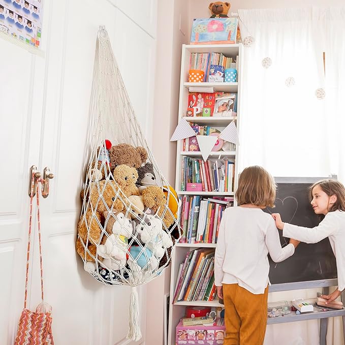 Novel Stuffed Animal Hammock Corner Hanging Net