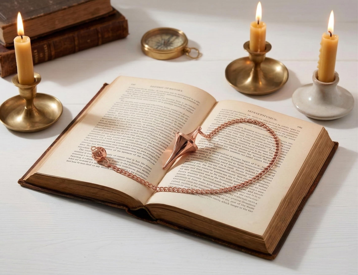 Myhealingworld UFO Design Copper Pendulum for Reiki Healing, Dowsing & Chakra Balancing – Space Ship Style Divination Tool for Meditation & Energy Cleansing