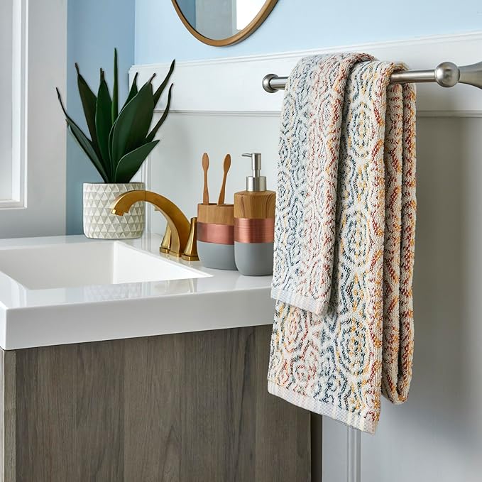 SKL Home Rhapsody 2 Bath, 2 Hand Towel Set