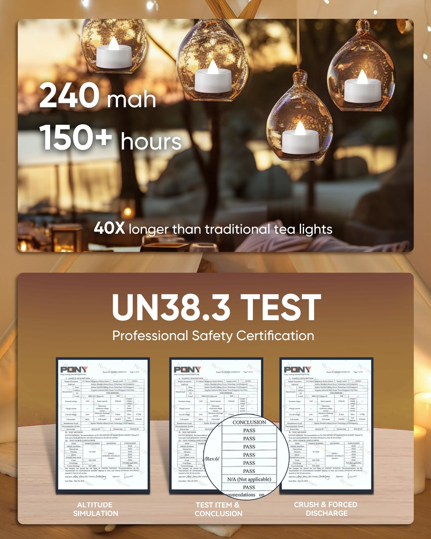 Homemory Tea Lights with Timer Battery Operated, 6H Timer Auto On Daily, Flickering Flameless LED Votive Candles for Table Centerpieces, Lantern, Halloween, Christmas, Cool White, No Remote, 24-Pack