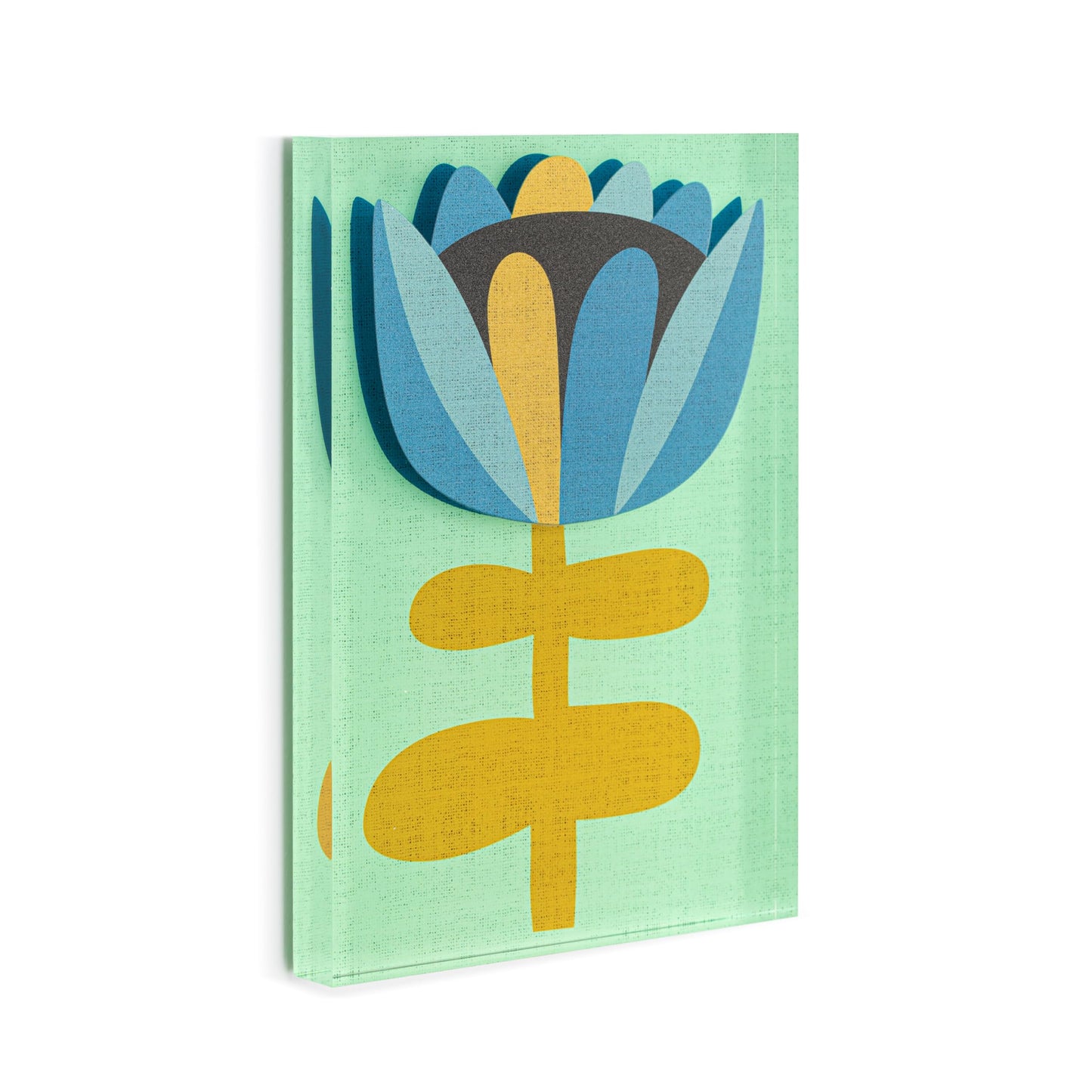 DEMDACO Hanging Tile Wall Art Everyday Home Décor, 5 x 7 Inch Acrylic, Bloom Together