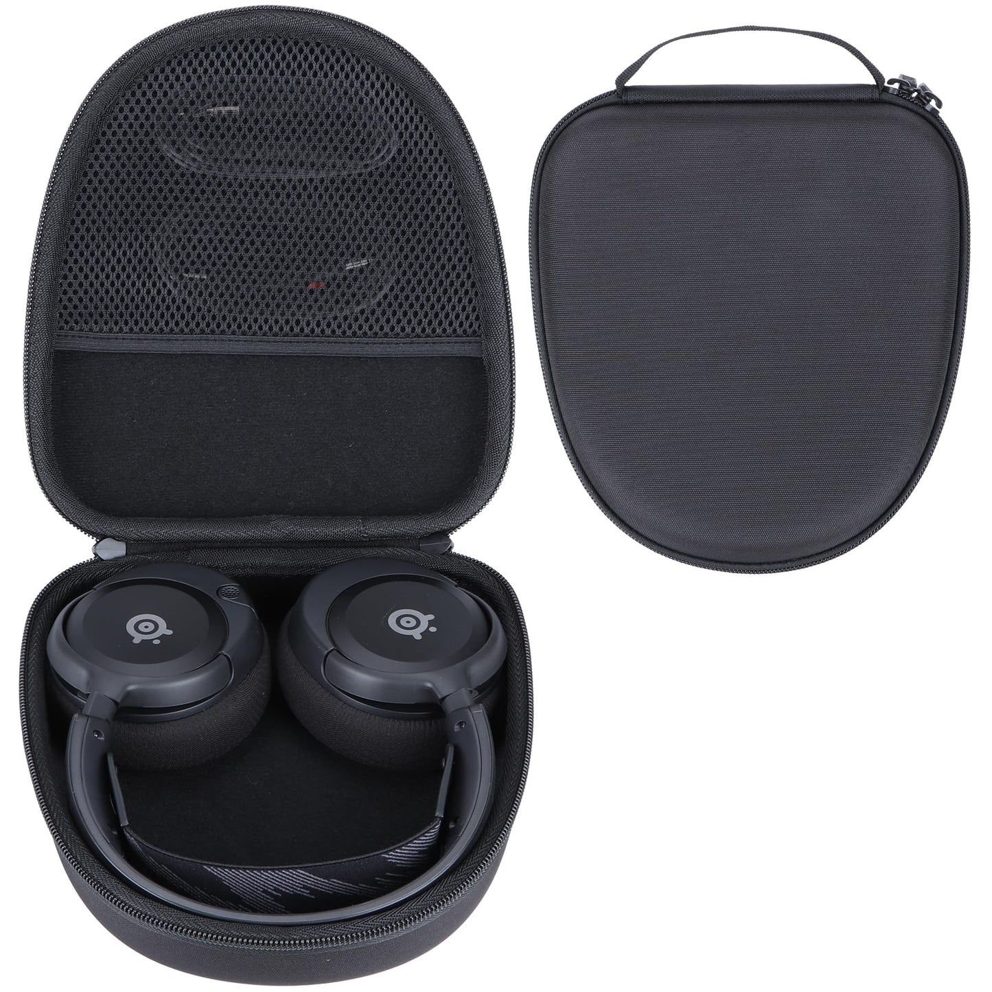 RIYADAone Hard Case Replacement for SteelSeries Arctis Nova Pro 7 7X 7P 1 3 4 5 5X 5P 1P Prime 9X Multi-Platform Gaming Headset (Black Case)