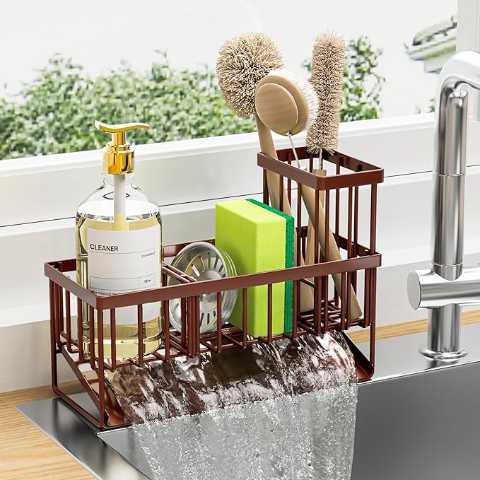 Cisily Kitchen Sink Caddy, Sponge Holder