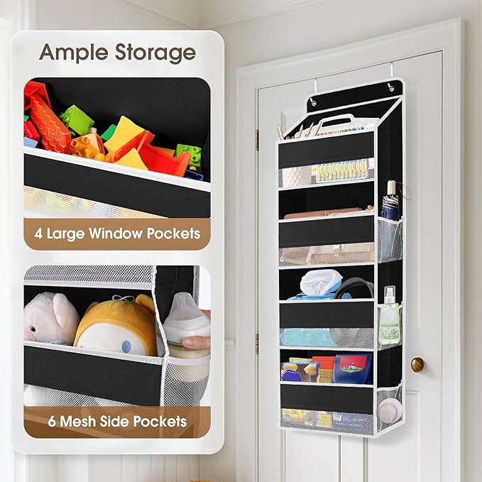 1 Pack Over The Door Organizer, Hanging Storage Organizer
