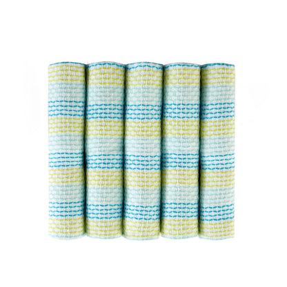Full Circle Tidy 100% Organic Cotton Dish Cloths, Set of 3, Multicolored