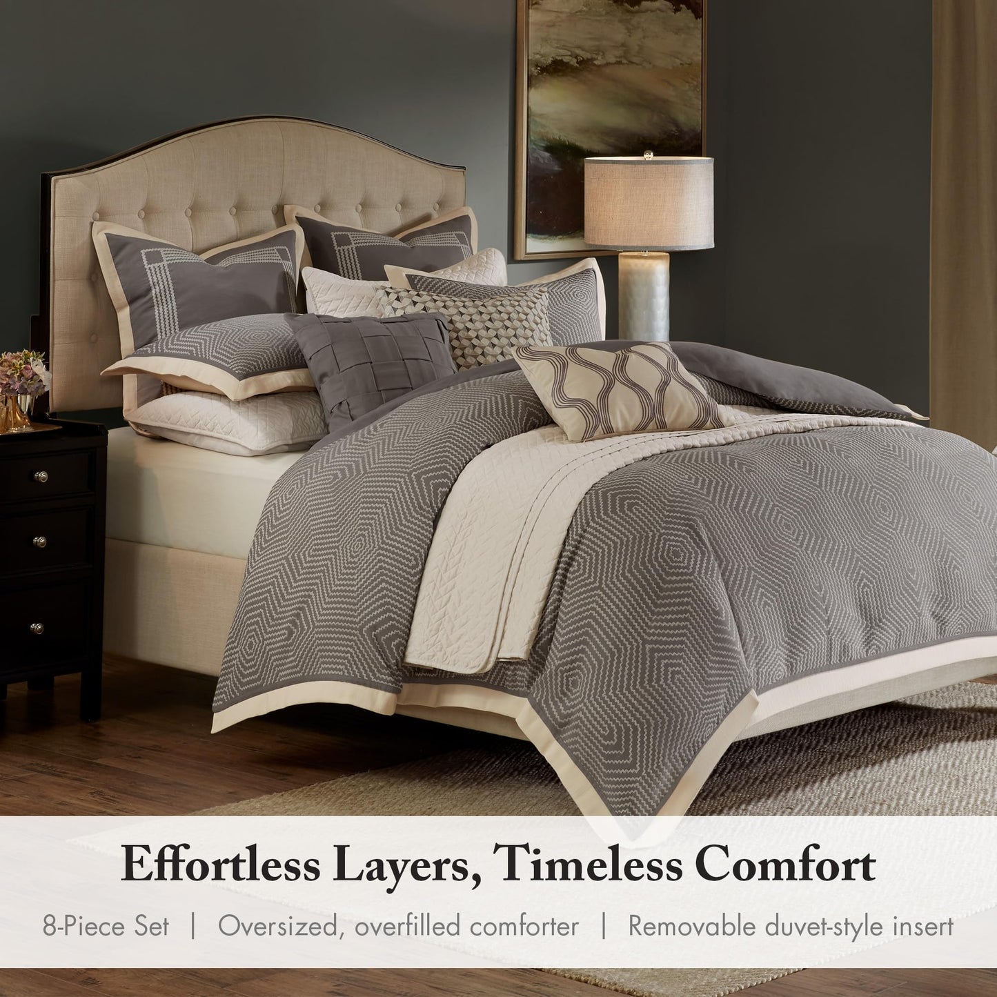 Madison Park Signature Cozy Comforter Set - All Season Bedding Combo