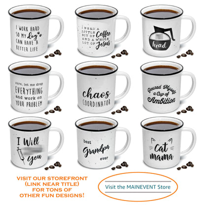 MAINEVENT Naughty Nice Christmas Mugs Coffee Set 11 Ounce, Christmas Cups Couple Gift