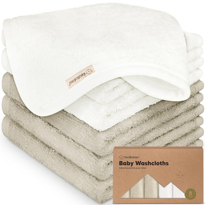 6-Pack Baby Washcloths