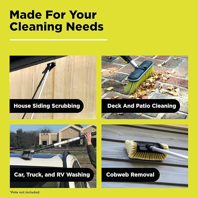 DOCA Scrub Brush Attachment for Long Handle Extension Pole