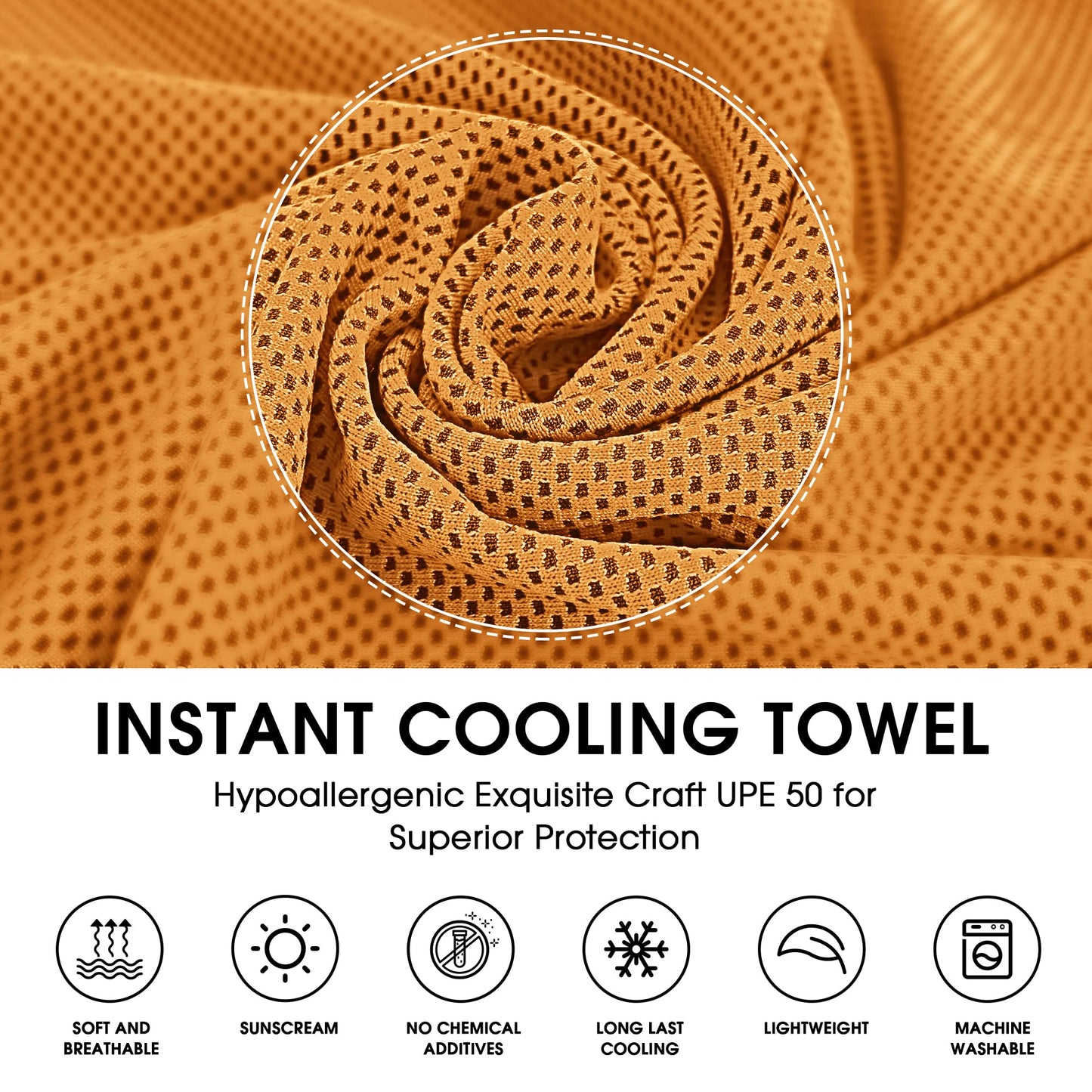 4Monster Cooling Towel for Neck and Face,Microfiber Cold Towel for Hot Weather,Quick Dry Ice Chilly Towel Cooling Rags for Neck Stay Cold for Gym,Yoga,Sport,Running,Camping(40 x 12 inches)